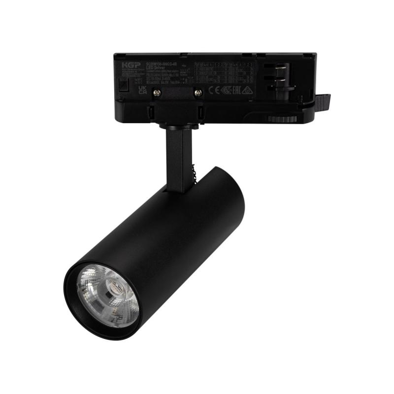 Трековый трехфазный светильник Arlight LGD-GERA-TRUECOLOR-4TR-R55-10W Day4000 CRI98 (Черный, 36 deg, 230V) (IP20 Металл) 059892