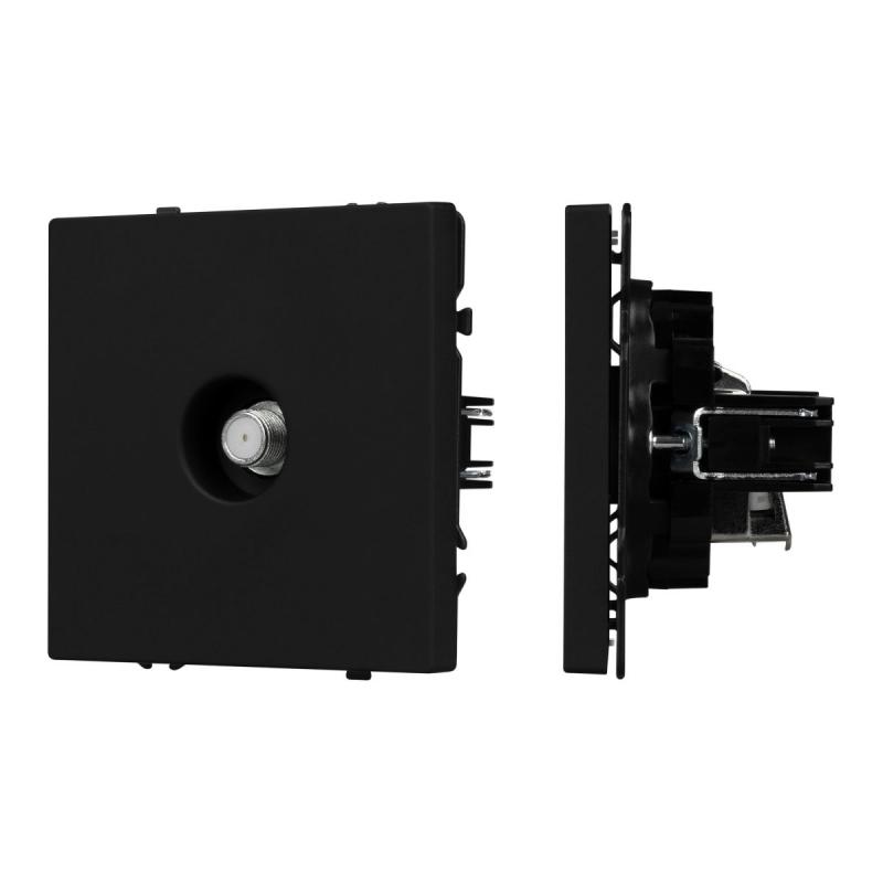 Механизм спутниковой розетки Arlight SCT-NOBE-MST1-SFPL-BK (SAT) (Черный оникс) 054297
