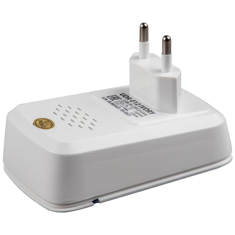 Ультразвуковой отпугиватель насекомых и грызунов (UL-00004563) Uniel UDR-E12 Ivory