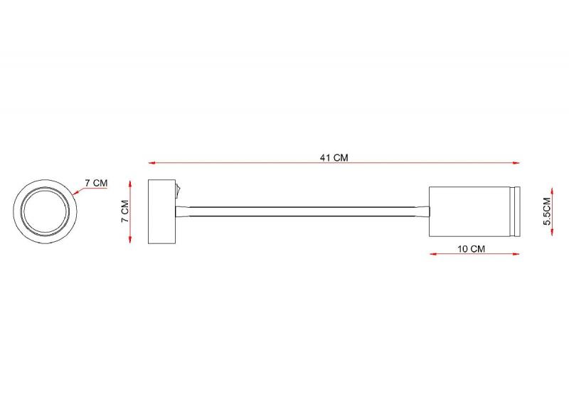 Гибкое бра Arte Lamp Imai A2266AP-1WH