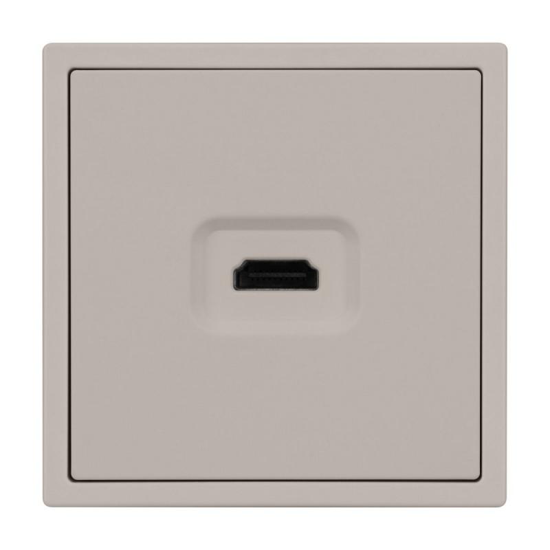 Механизм HDMI розетки Arlight SCT-NOBE-MHD1-SFPL-CA (Кашемир) 061842