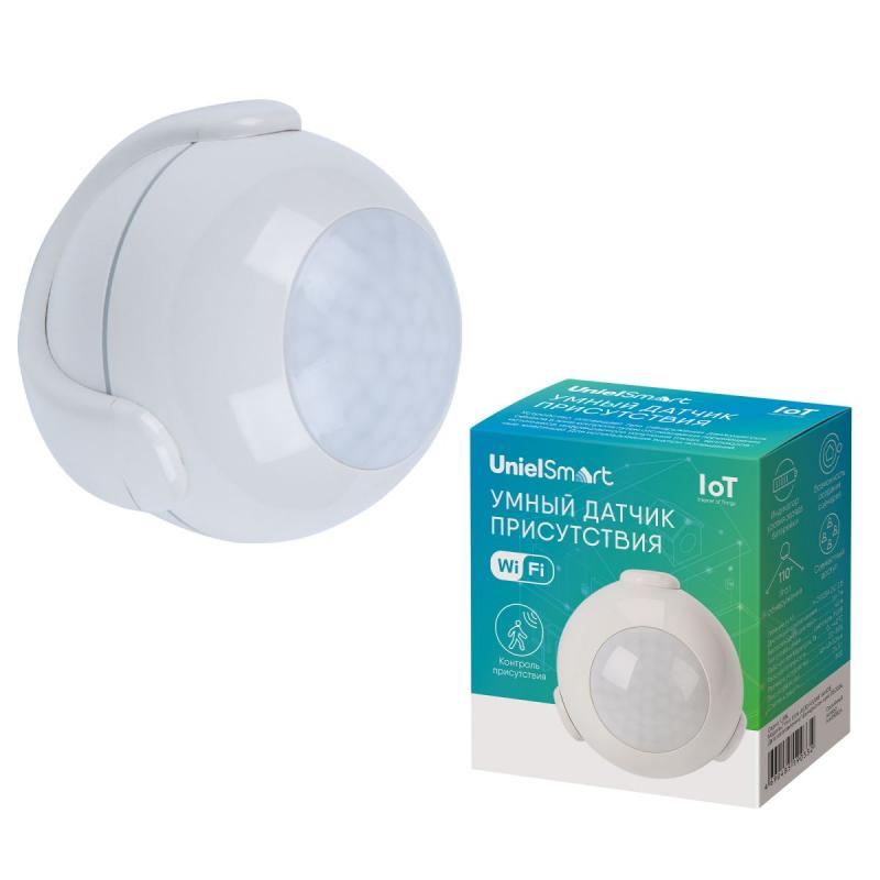 Умный датчик присутствия Wi-Fi. на батарейке Uniel UL-00011707 USN-A530 MS/WF WHITE