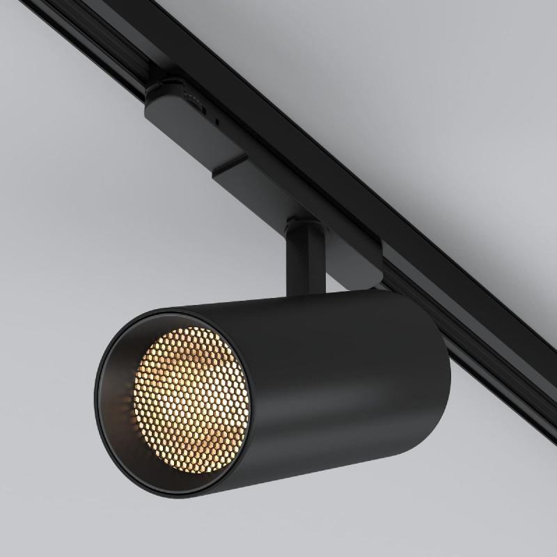 Трековый трехфазный светильник Arlight LGD-GERA-4TR-R90-30W Warm3000 (BK, 15 deg, 230V) 055182