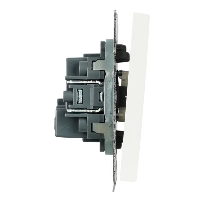 Выключатель двухклавишный Stekker Эмили RSW10-5116-01 белый фарфор soft touch 50822