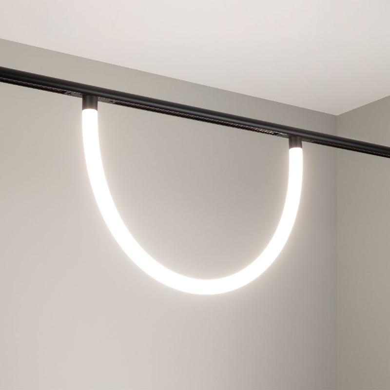 Трековый магнитный светильник Arlight MAG-ORIENT-TUBE-ELASTIC-2620-R30-L1000-14W Day4000 (BK, 360 deg, 48V) 041643