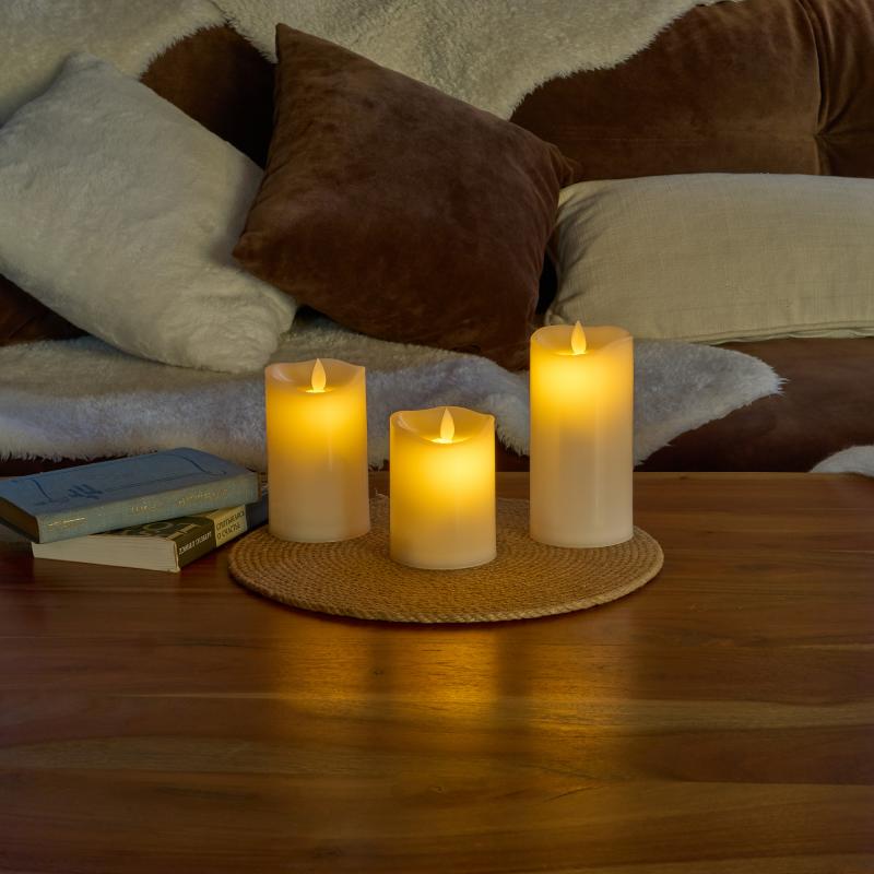 Фигурка светодиодная Свеча Uniel ULD-F065 WW RC CANDLE SET3 UL-00012459