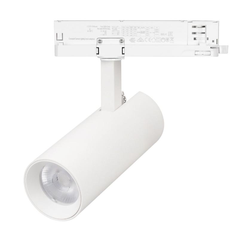 Трековый однофазный светильник Arlight LGD-GERA-2TR-R74-20W Warm3000 (WH, 24 deg, 230V) 055083