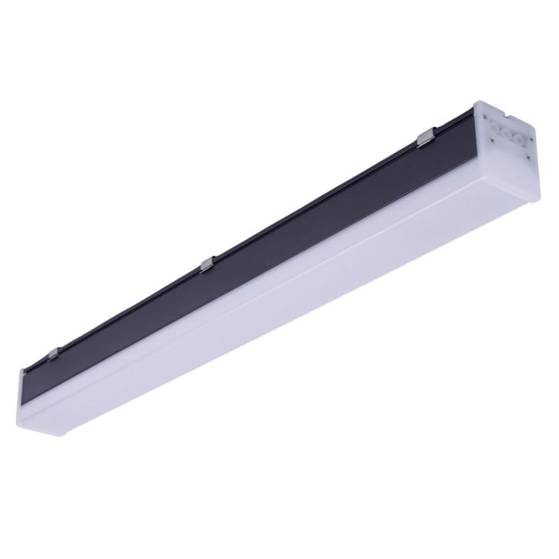Линейный подвесной светильник Uniel ULO-N10A-20W/4000K/L60 IP40 BLACK UL-00013253
