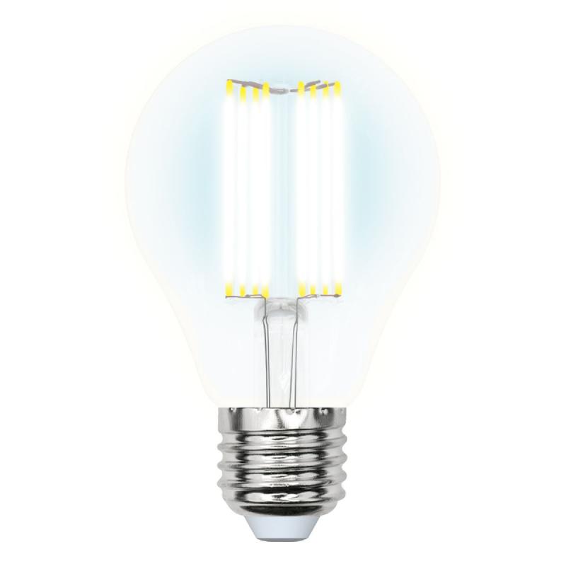 Лампа светодиодная (UL-00005898) Uniel E27 23W прозрачная LED-A70-23W/4000K/E27/CL PLS02WH