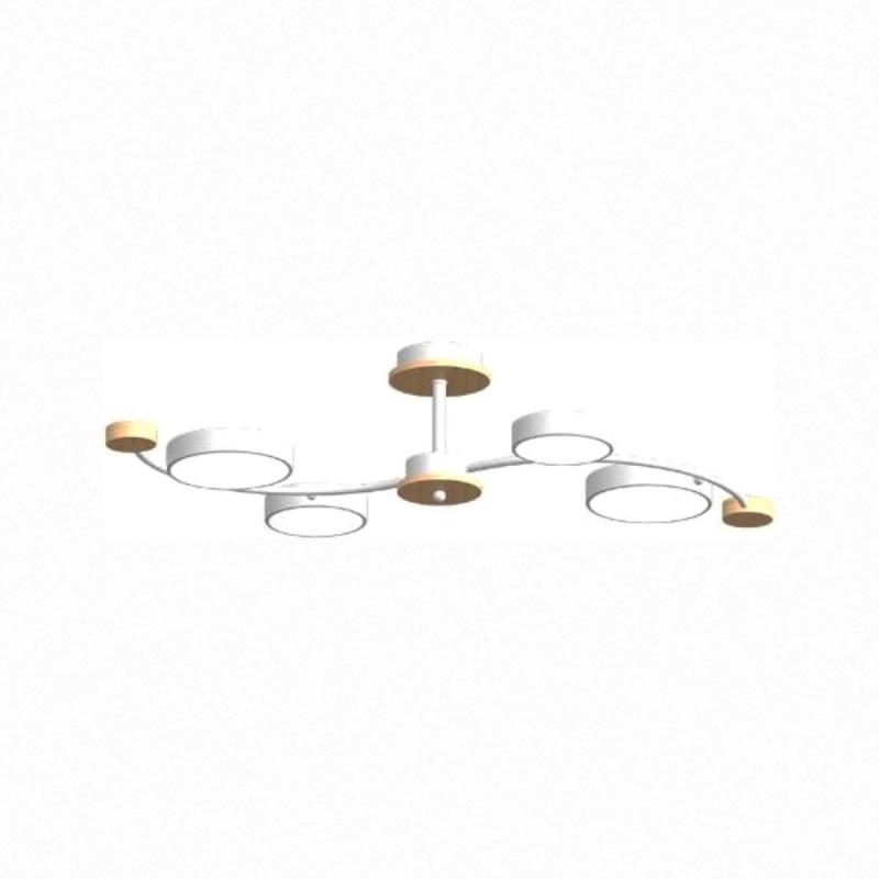 Люстра на штанге LED4U L3206-800 WH