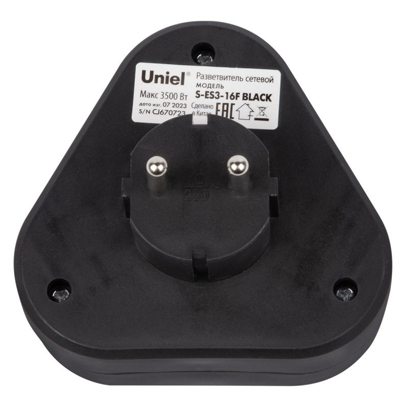 Сетевой разветвитель Uniel S-ES3-16F BLACK UL-00011238