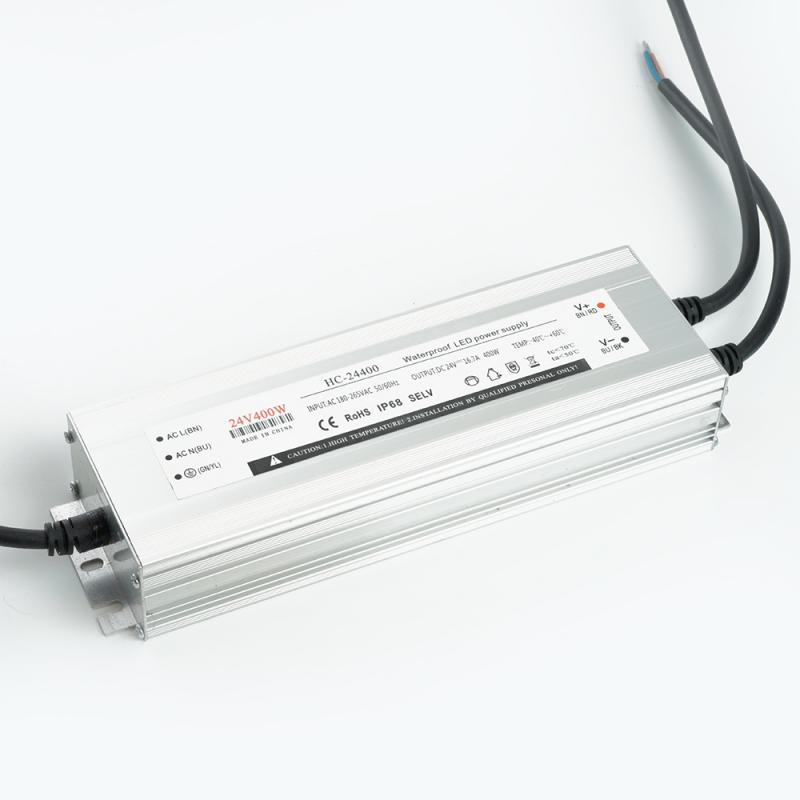 Трансформатор для светодиодной ленты Feron LB007 400В DC24В 16.6А IP67 48744