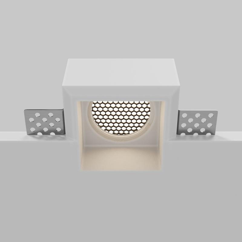 Встраиваемый светильник Maytoni Technical Gyps Modern DL131-GU10-01-W