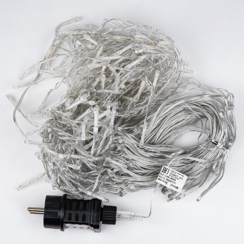 Уличная гирлянда Uniel ULD-B12006-195/TTK WARM WHITE IP44 UL-00010878
