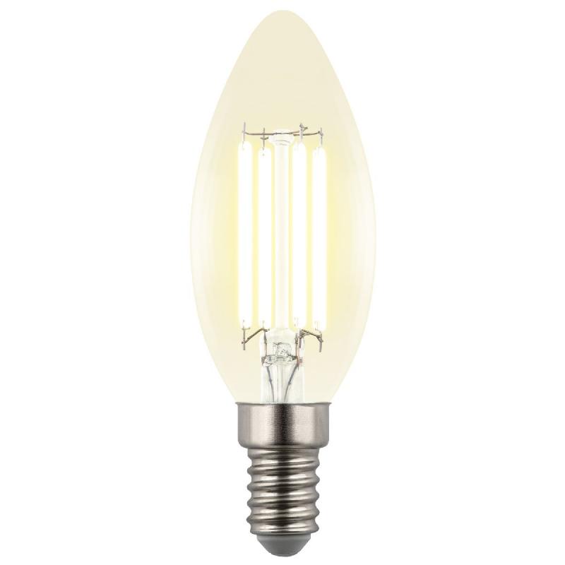 Лампа светодиодная филаментная Uniel LED-C35-4W/3000K/E14/CL GLY01TR UL-00011936