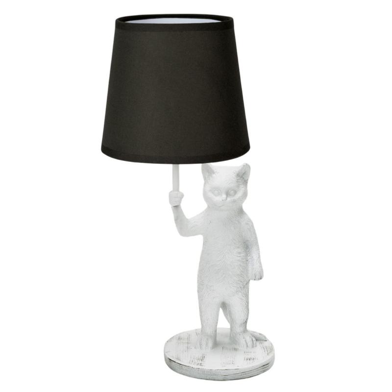 Настольная лампа Uniel UL-00013445 UML-B465 E14 WHITE/BLACK