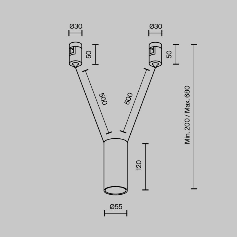 Трековый магнитный светильник Maytoni Focus LED TR157-1-12W3K-B