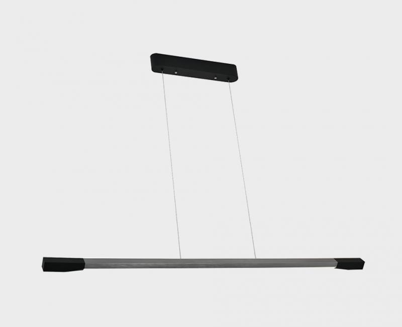 Линейный подвесной светильник Italline IT013-6020 black/silver 3000K