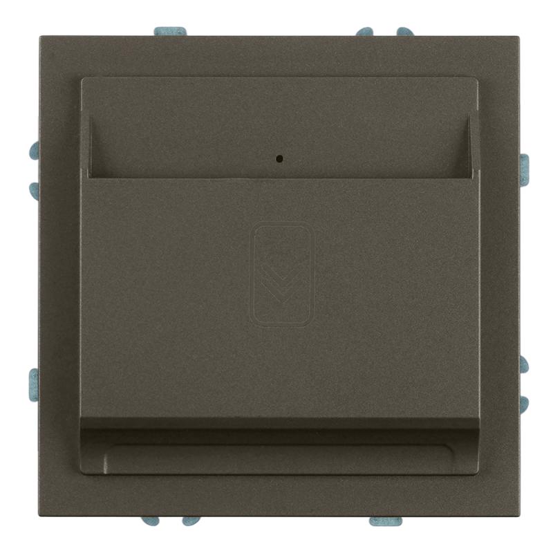 Выключатель карточный Stekker Эмили RSW40-5114-09 антрацит, soft touch 50701
