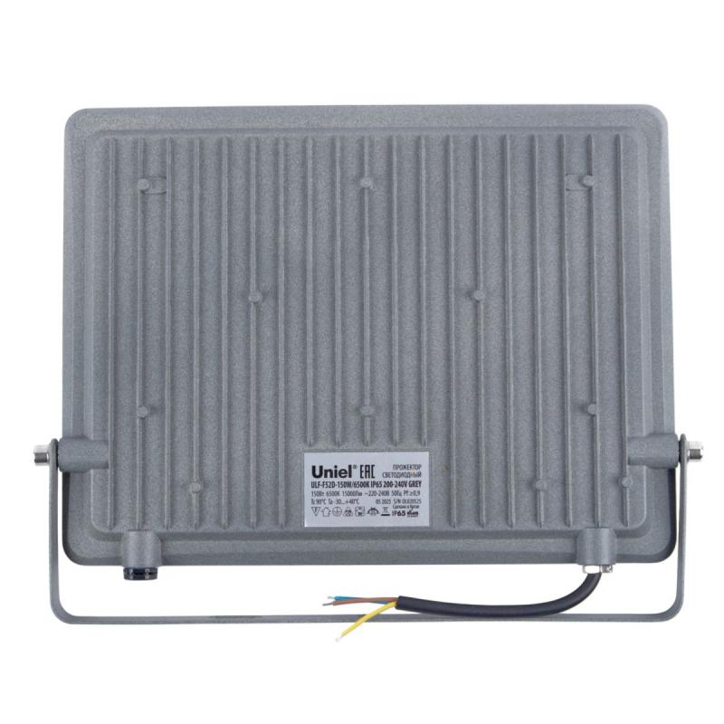 Прожектор Uniel ULF-F52D-150W/6500K IP65 200-240V GREY UL-00013059
