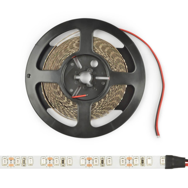 Светодиодная лента (UL-00004364) Uniel 9,6W/m 120LED/m 2835SMD теплый белый 5M ULS-M13-2835-120LED/m-8mm-IP20-DC12V-9,6W/m-5M-3000K PROFI