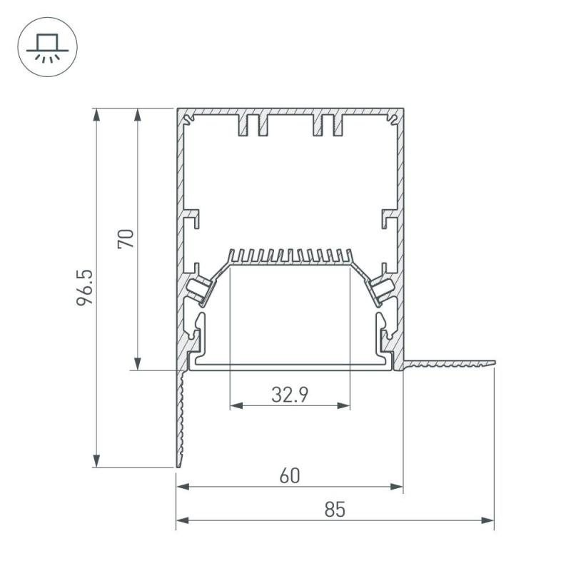 Соединитель профиля Arlight SL-LINIA 030136