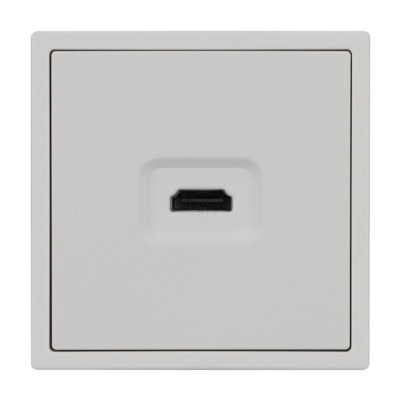 Механизм HDMI розетки Arlight SCT-NOBE-MHD1-SFPL-IS (Никель) 061845