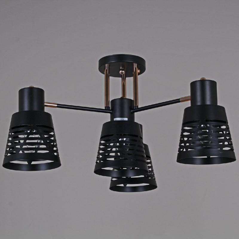 Потолочная люстра Reluce 06074-3.3-04 BK+FG