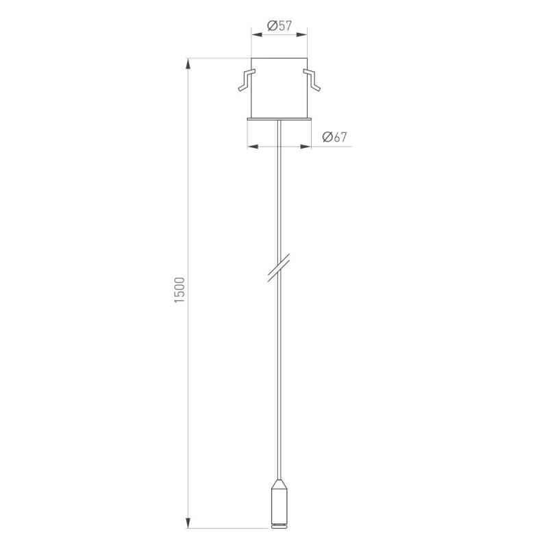 Потолочная чаша Arlight MAG-ORIENT-CANOPY-BUILT-L1500 (WH) (Металл) 062960