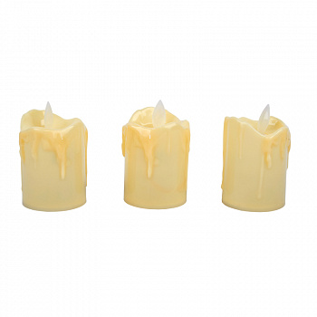 Фигурка светодиодная Свеча Uniel ULD-F062 WW CANDLE SET3 UL-00012457